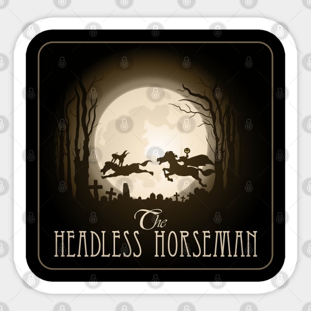 The Legend of Sleepy Hollow, The Headless Horseman Sticker by HEJK81